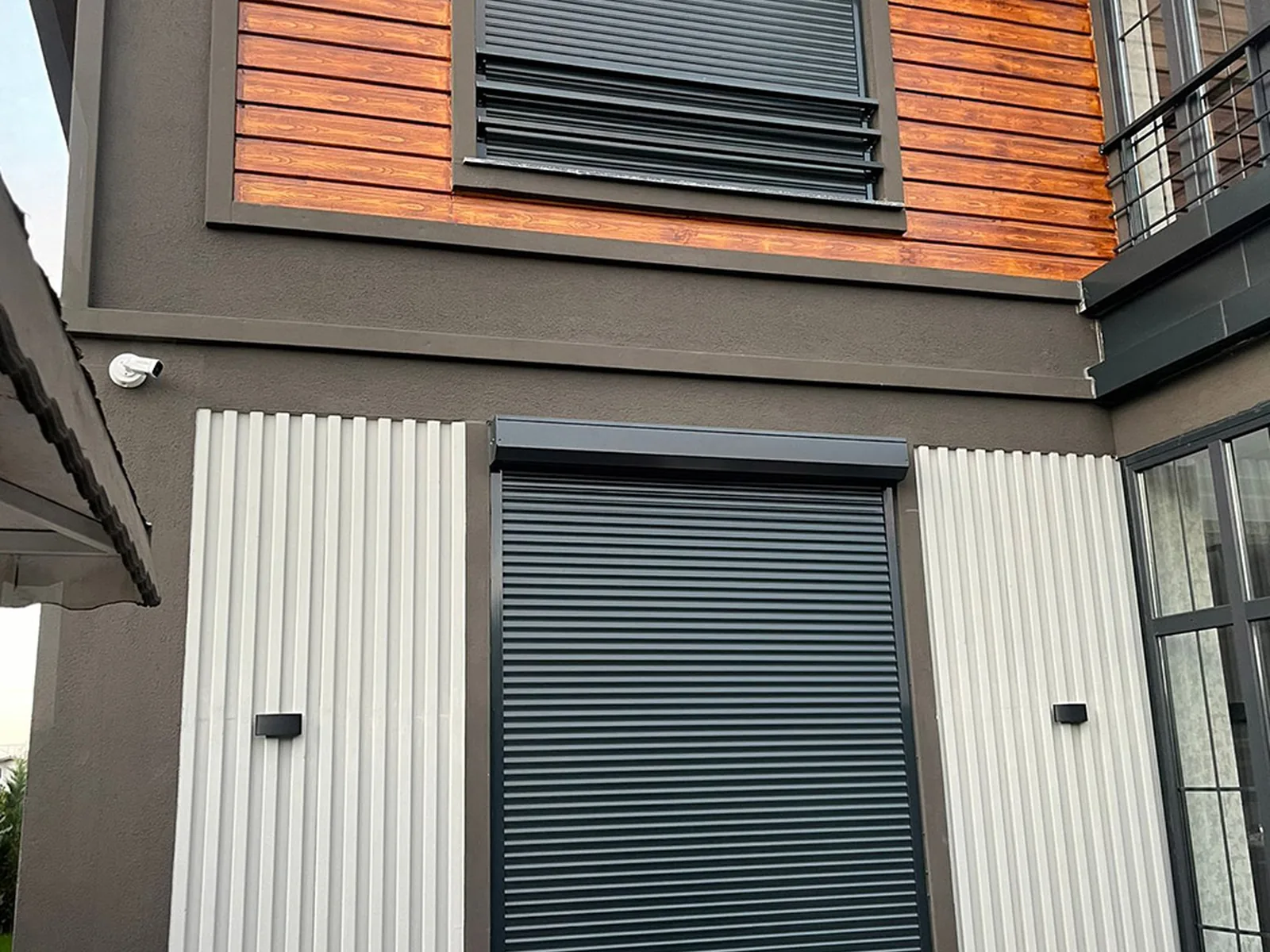 Anteks PVC modern panjur sistemi uygulaması